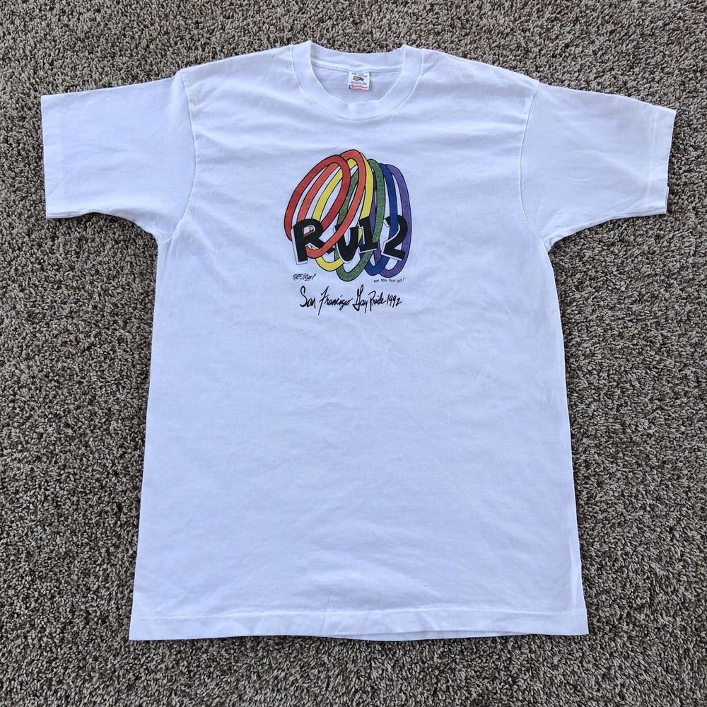 Vintage Gay Pride T-Shirt Size XL San Francisco 1993 LGBTQ Graphic Single Stitch